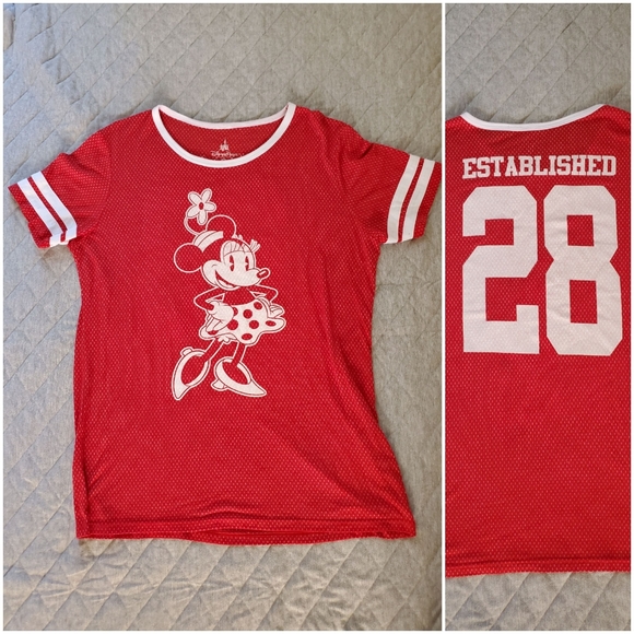 Disney Tops - Disney Minnie Mouse jersey tee